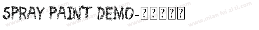 Spray Paint Demo字体转换